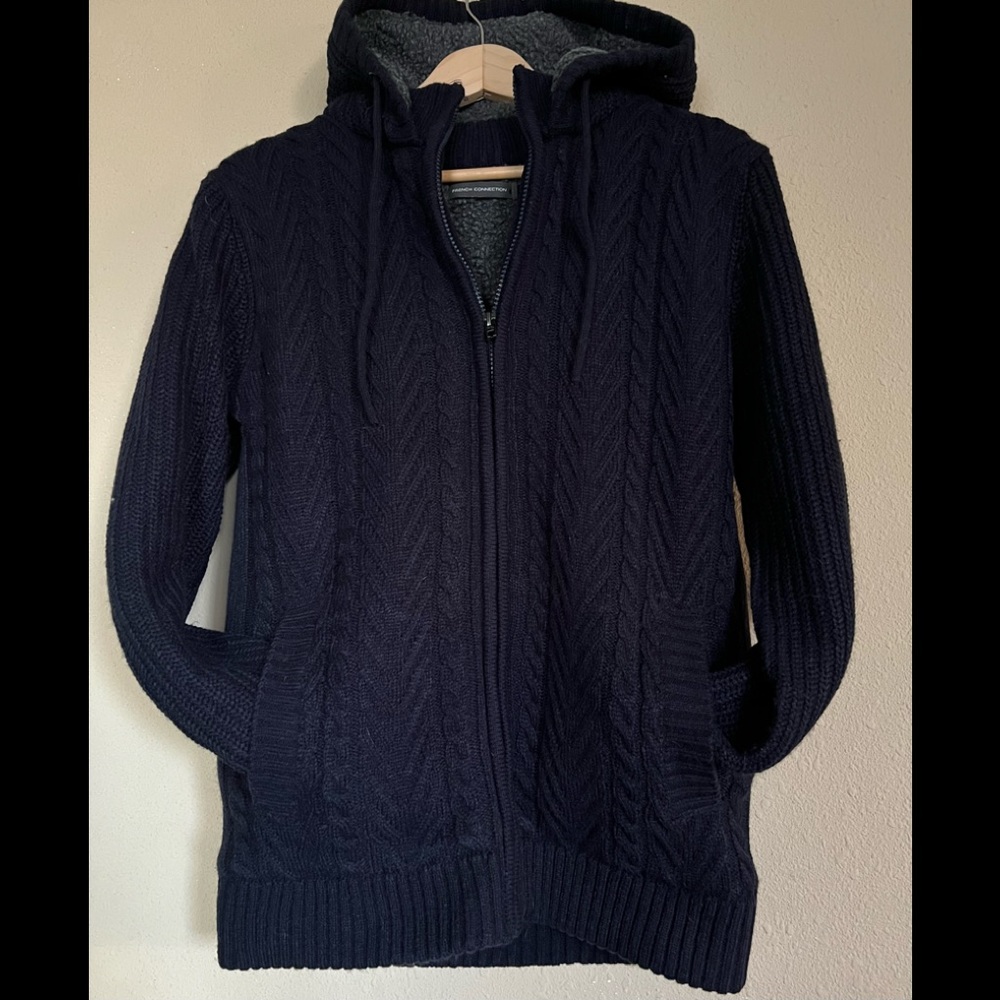 FRENCH CONNECTION zip up hoodie